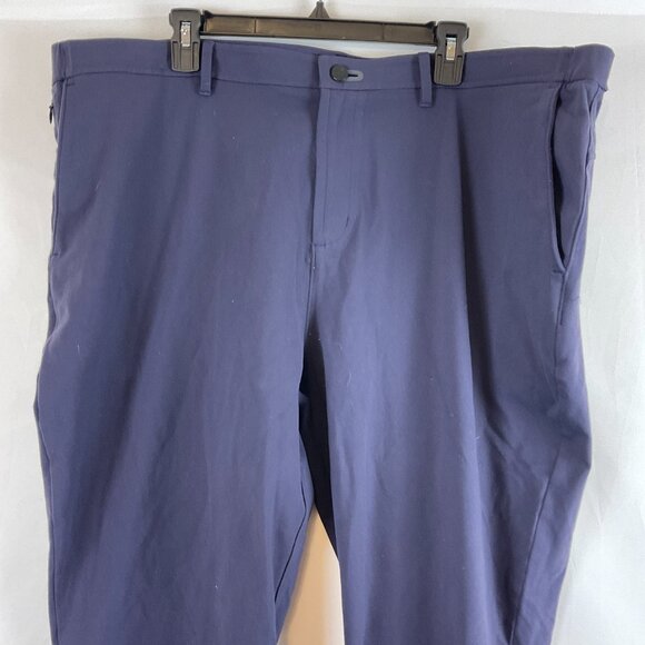 Public Rec Pants Men's 42/30 Navy Blue Zipper Pockets - Picture 2 of 11